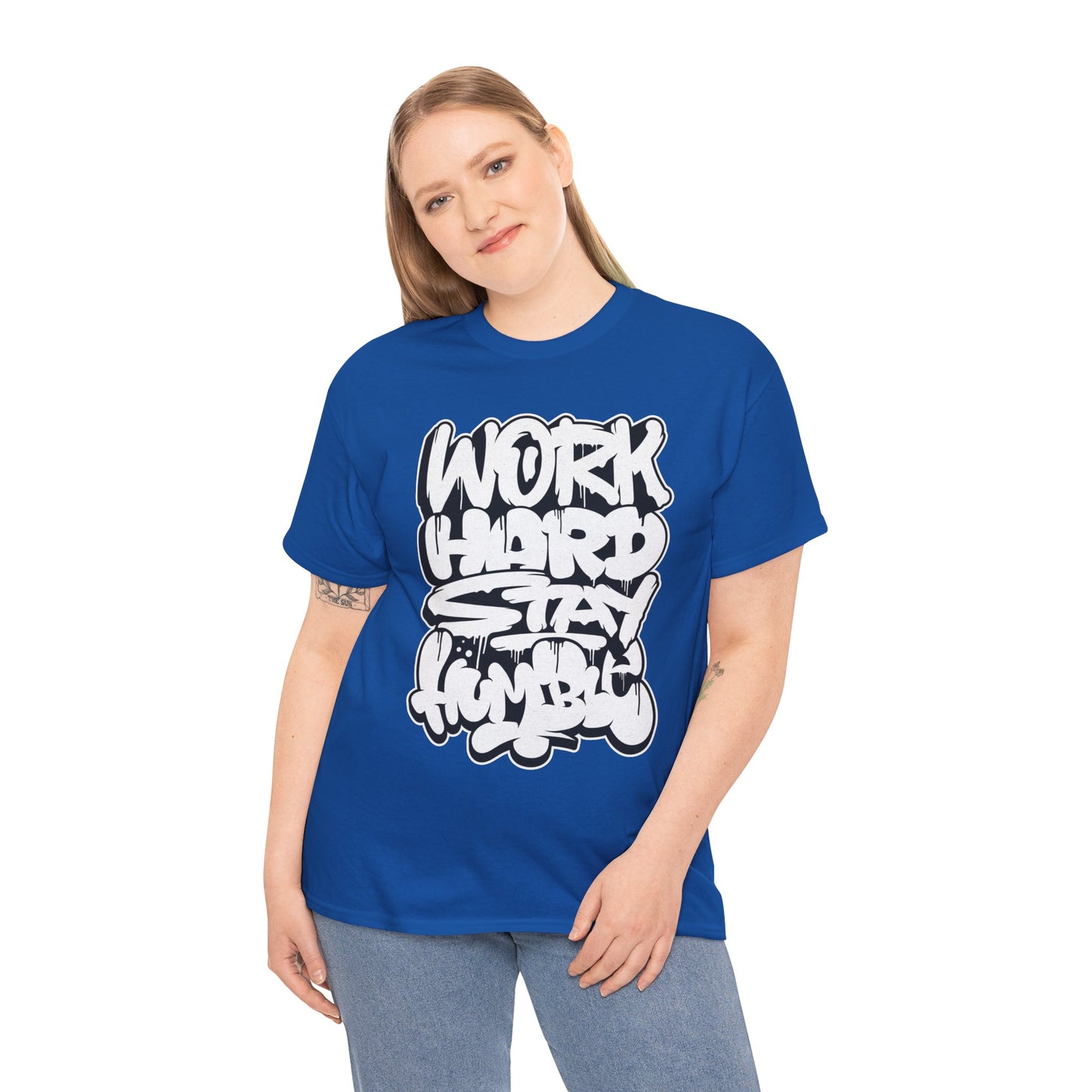Unisex work hard stay humble Cotton Tee