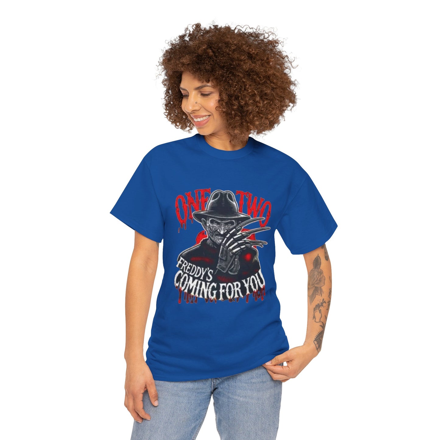 Unisex One, Two Freddy Cotton Tee