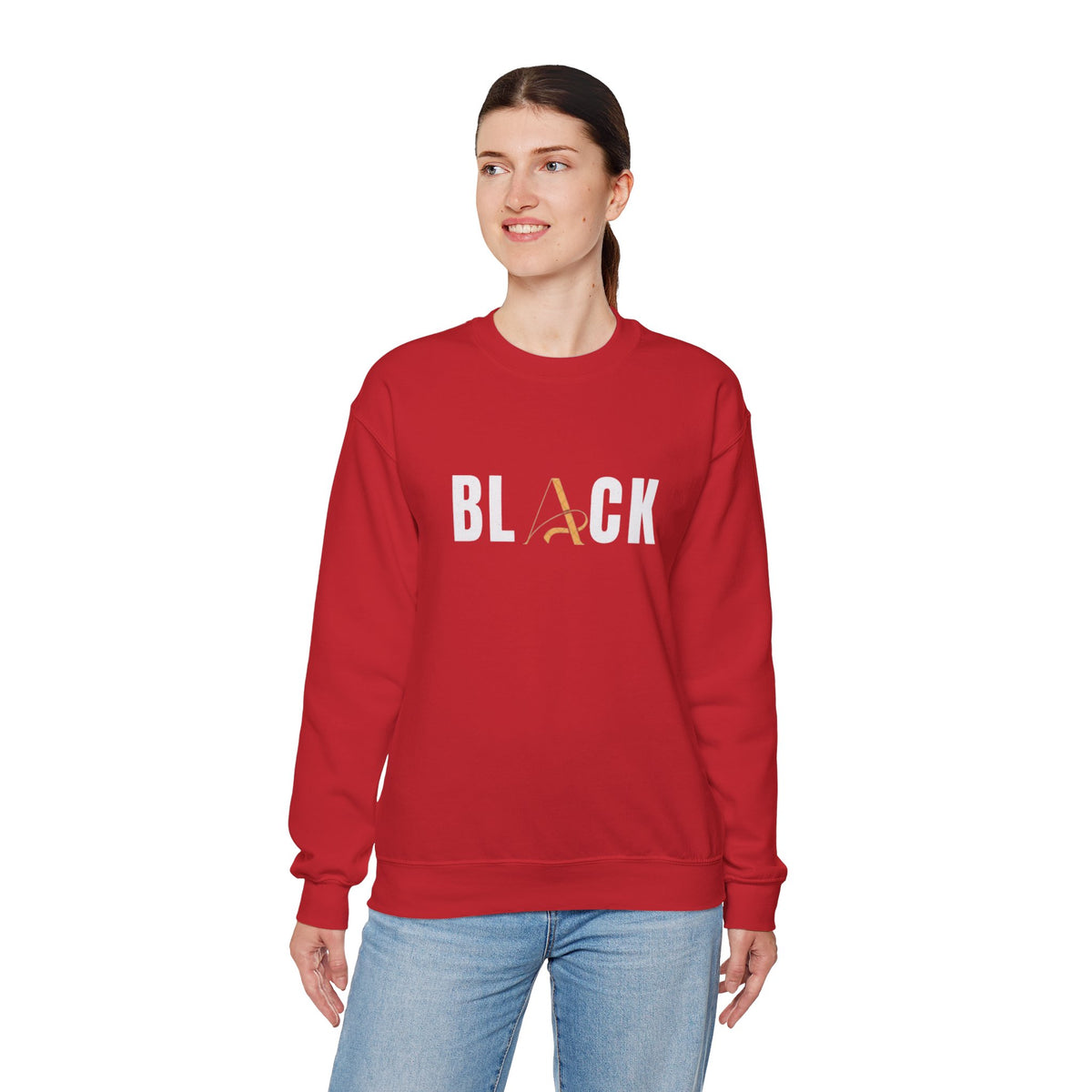 Unisex Black Heavy Blend Sweatshirt