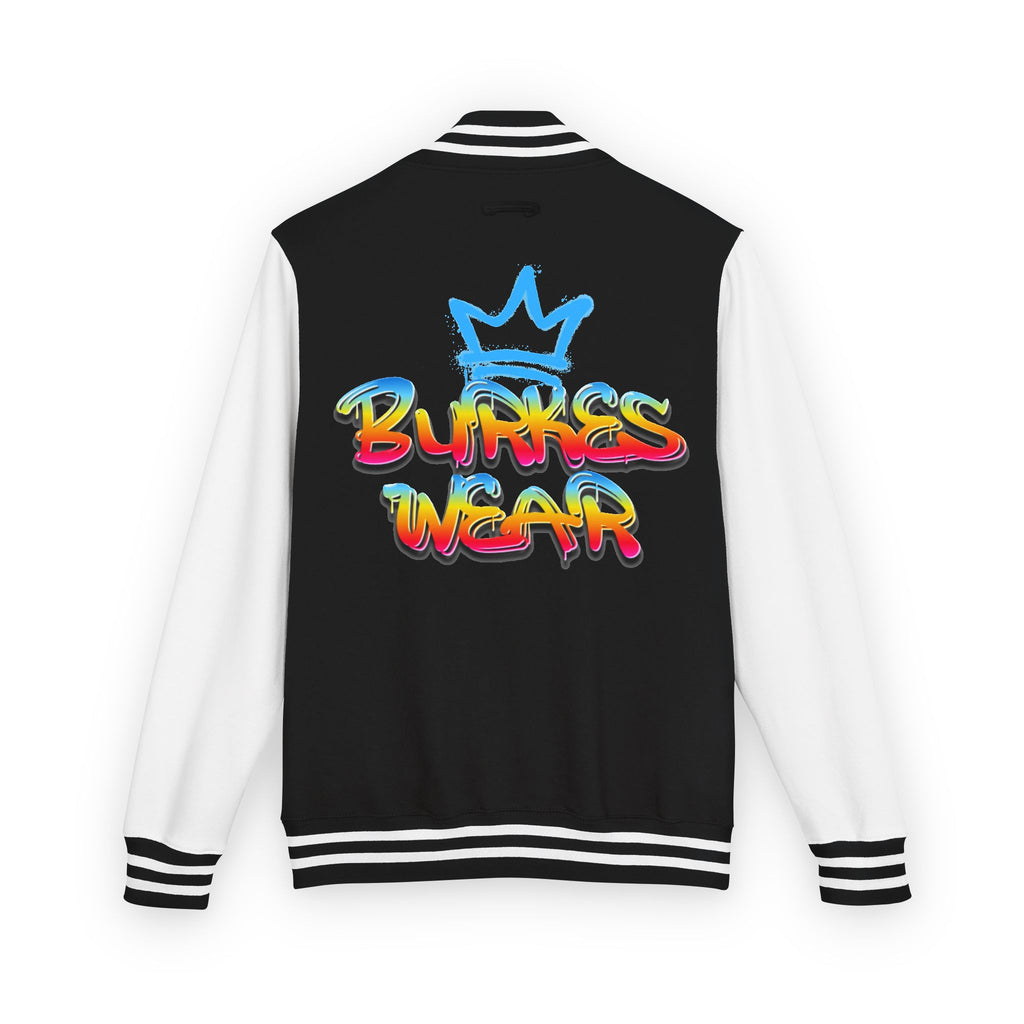 Unisex Black Letterman Jacket