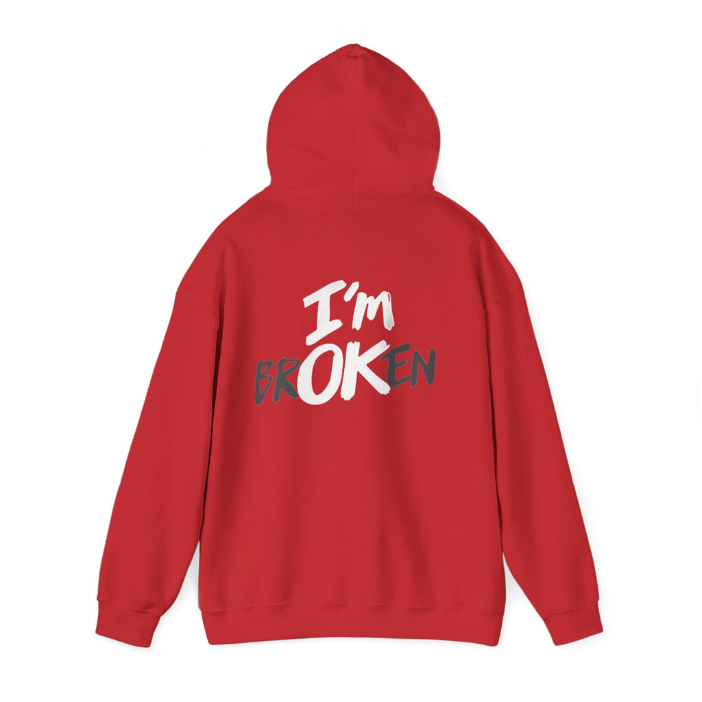 I’m ok Broken Hooded Sweatshirt