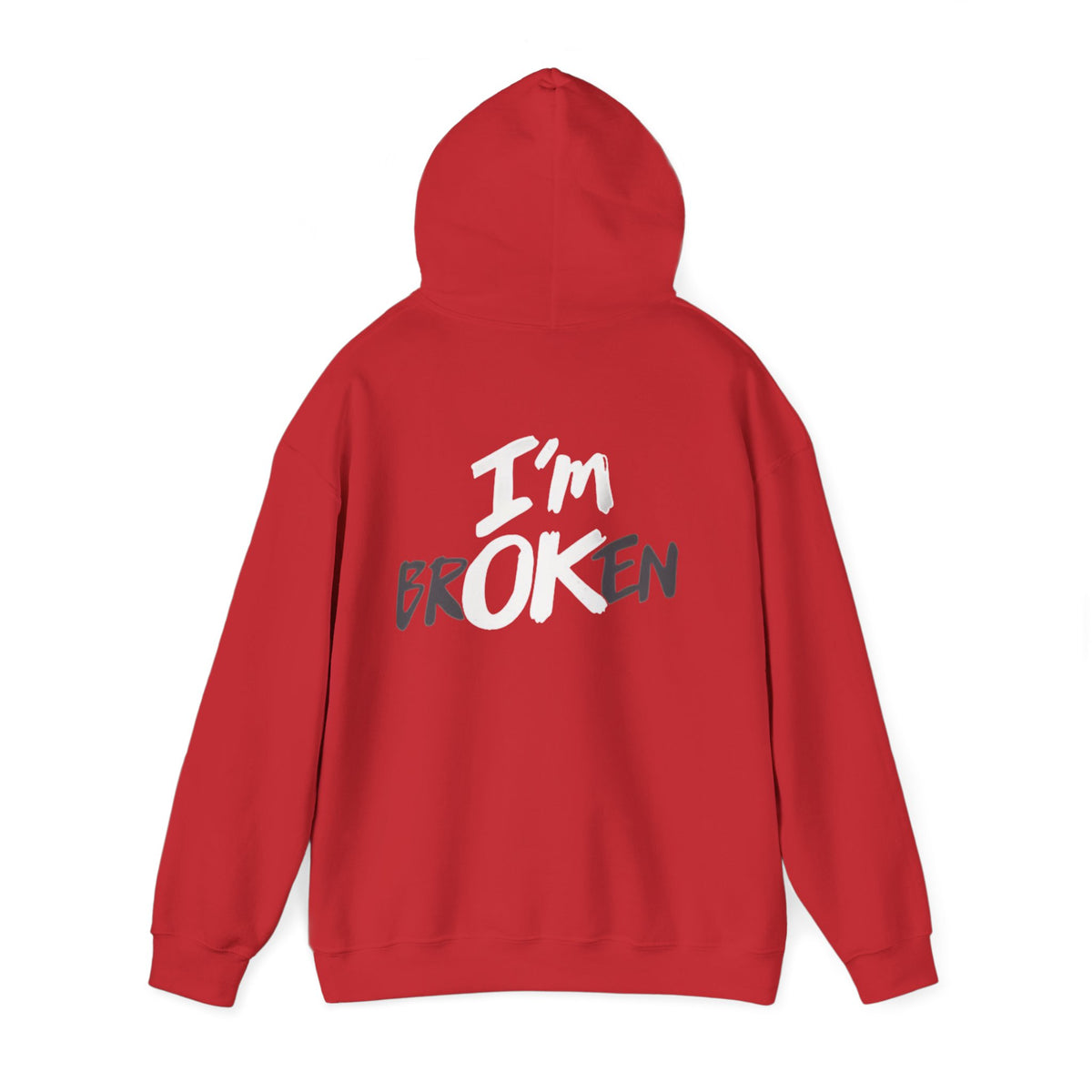 I’m ok Broken Hooded Sweatshirt