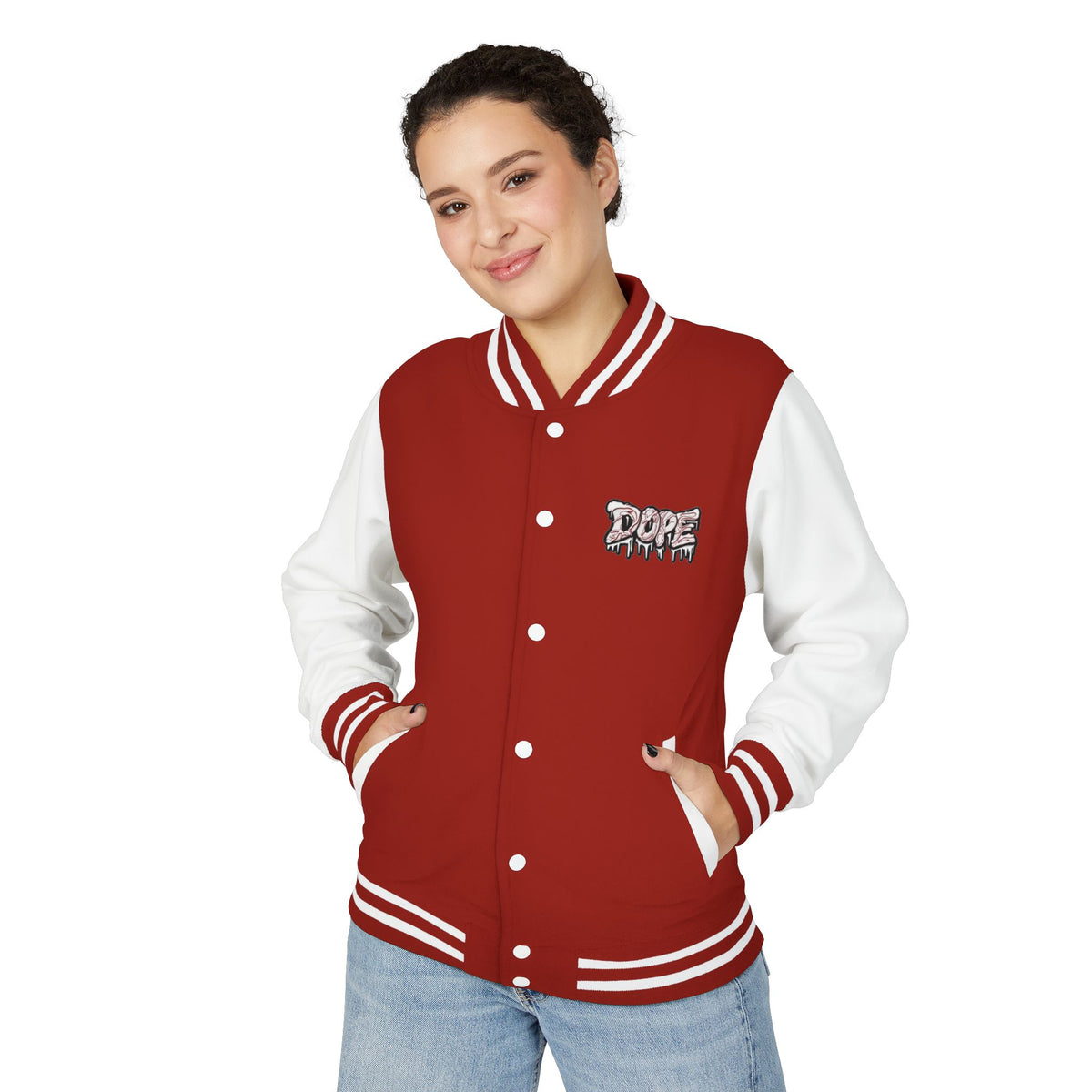 Unisex Dope Heavyweight Letterman Jacket