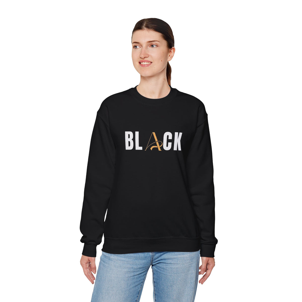 Unisex Black Heavy Blend Sweatshirt
