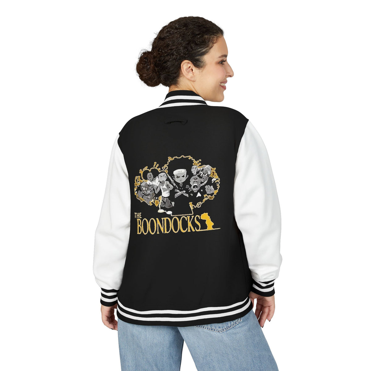 Unisex The Boondocks Heavyweight Letterman Jacket