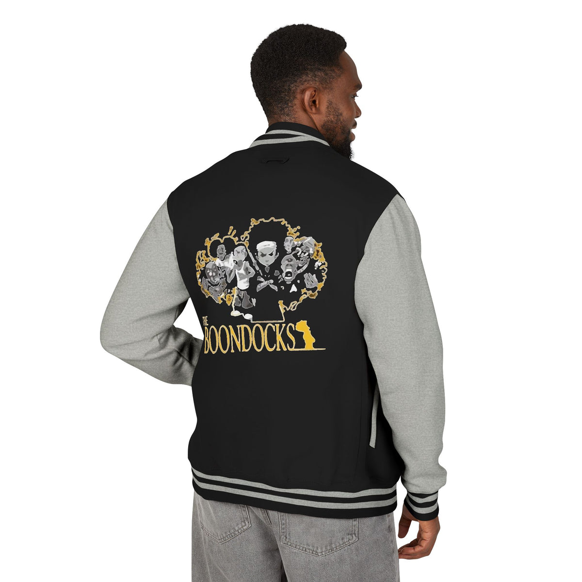 Unisex The Boondocks Heavyweight Letterman Jacket