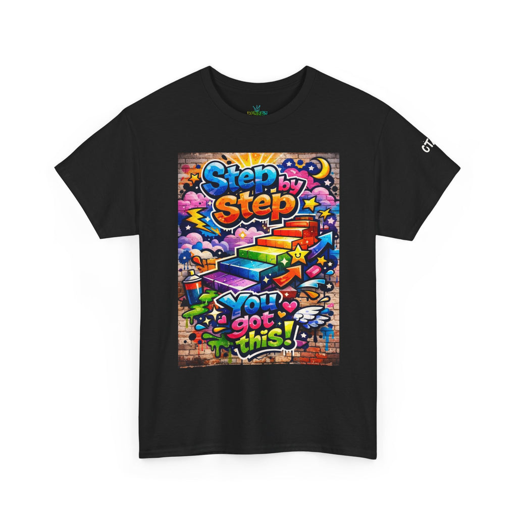 step by step Heavy Cotton Tee
