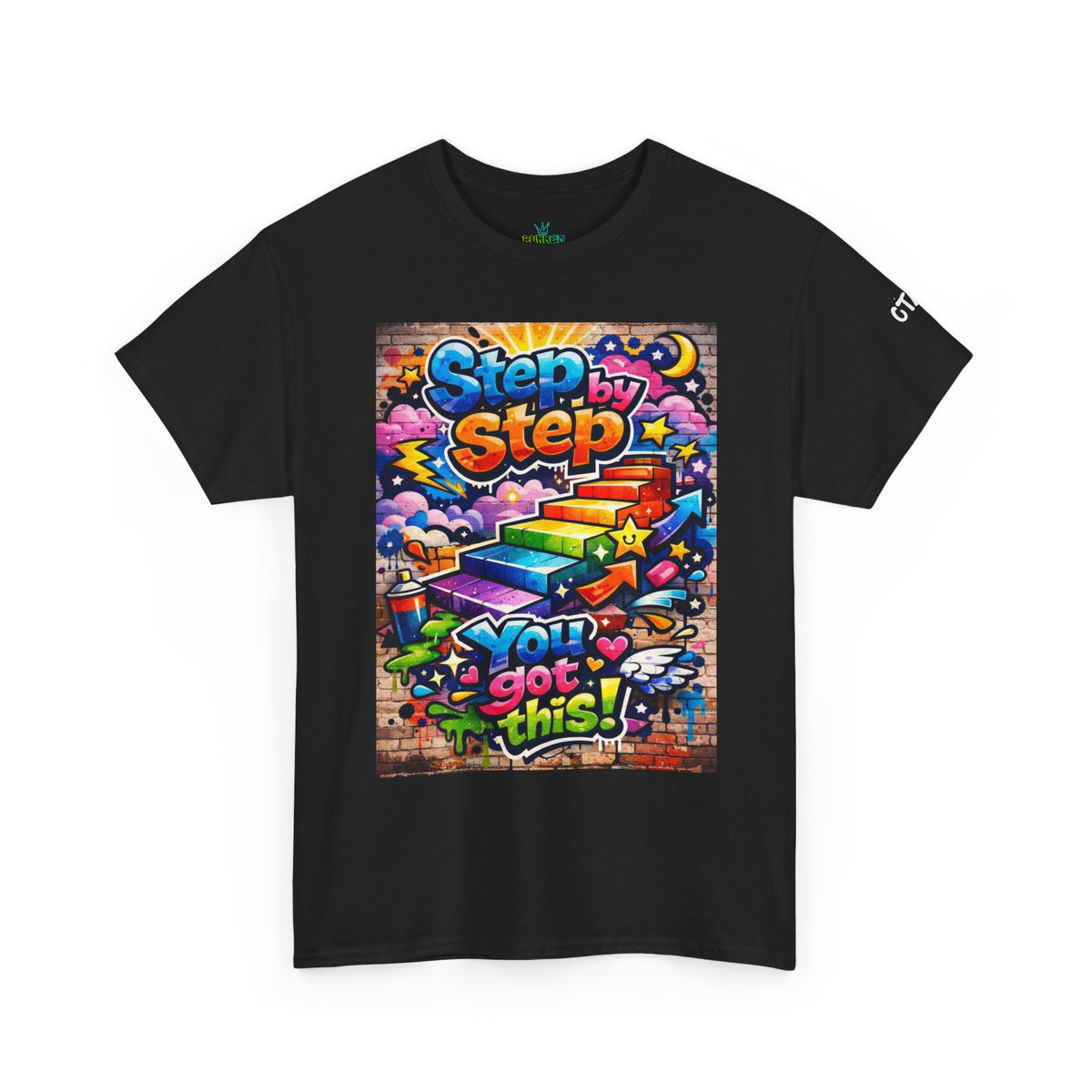 step by step Heavy Cotton Tee