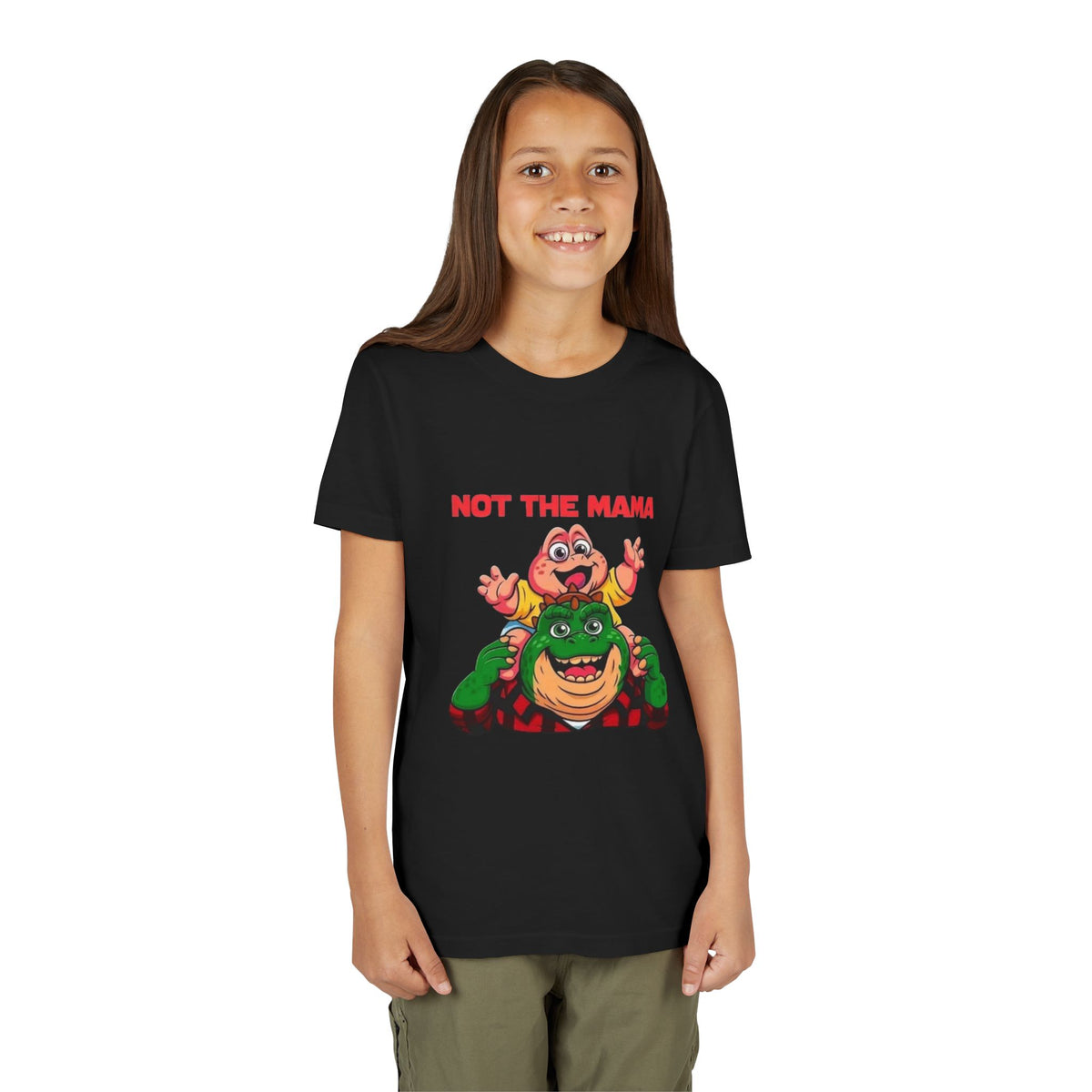 Unisex Youth not the mama Short Sleeve Tee