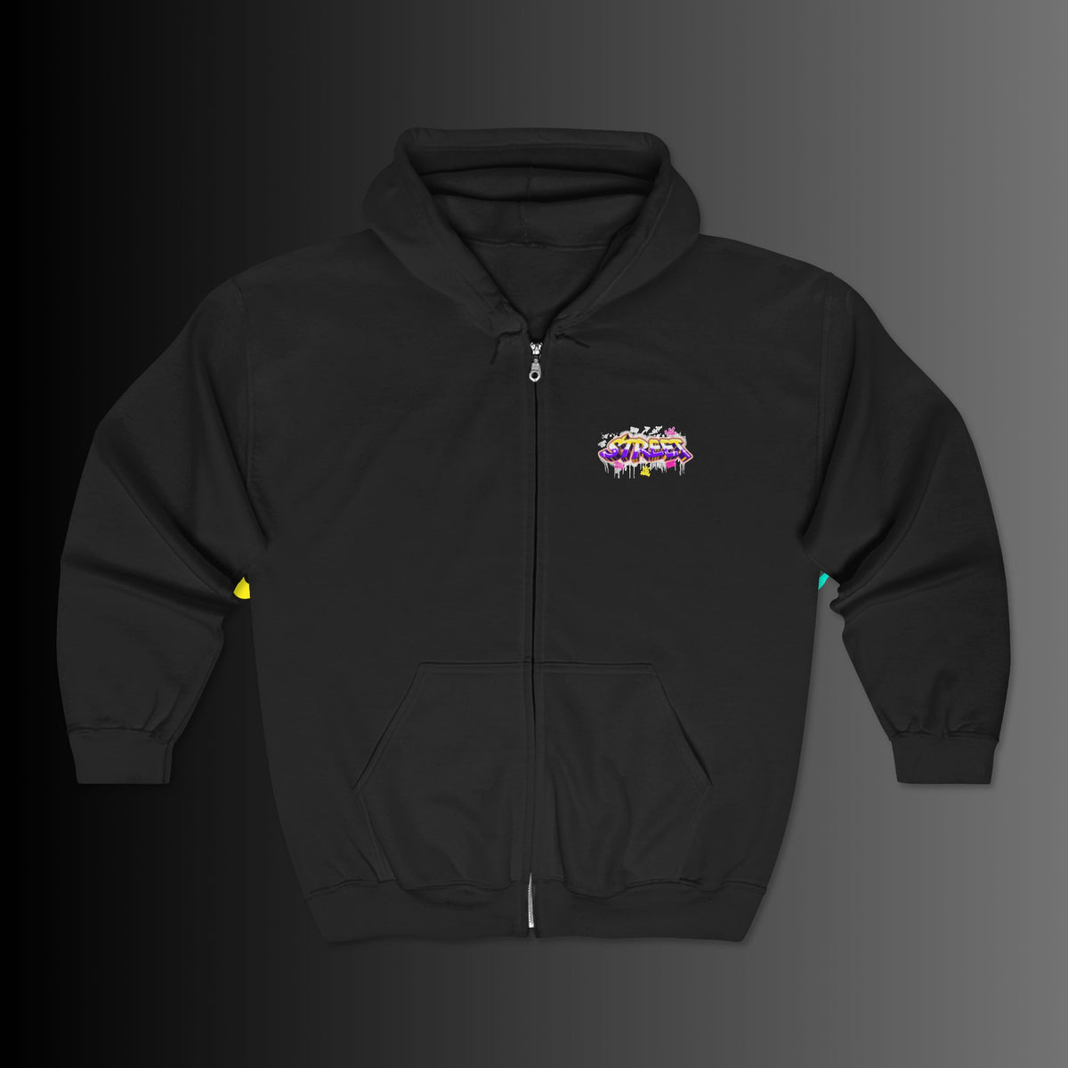 Unisex Full Zip Hooded Sweatshirt