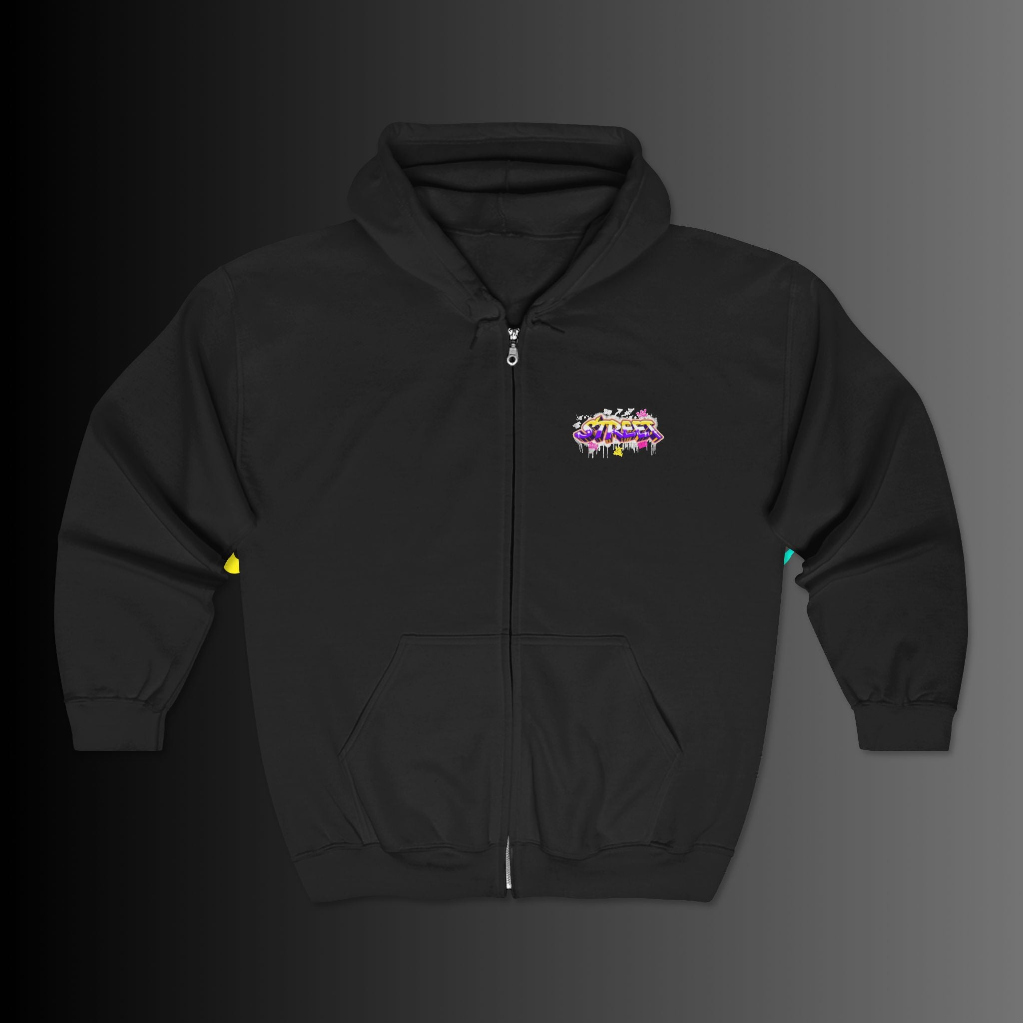 Unisex Full Zip Hooded Sweatshirt