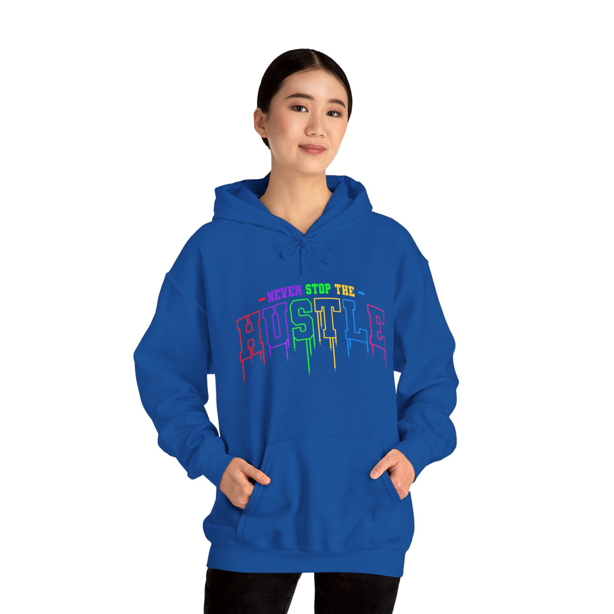 Unisex Hustle Hooded Sweatshirt