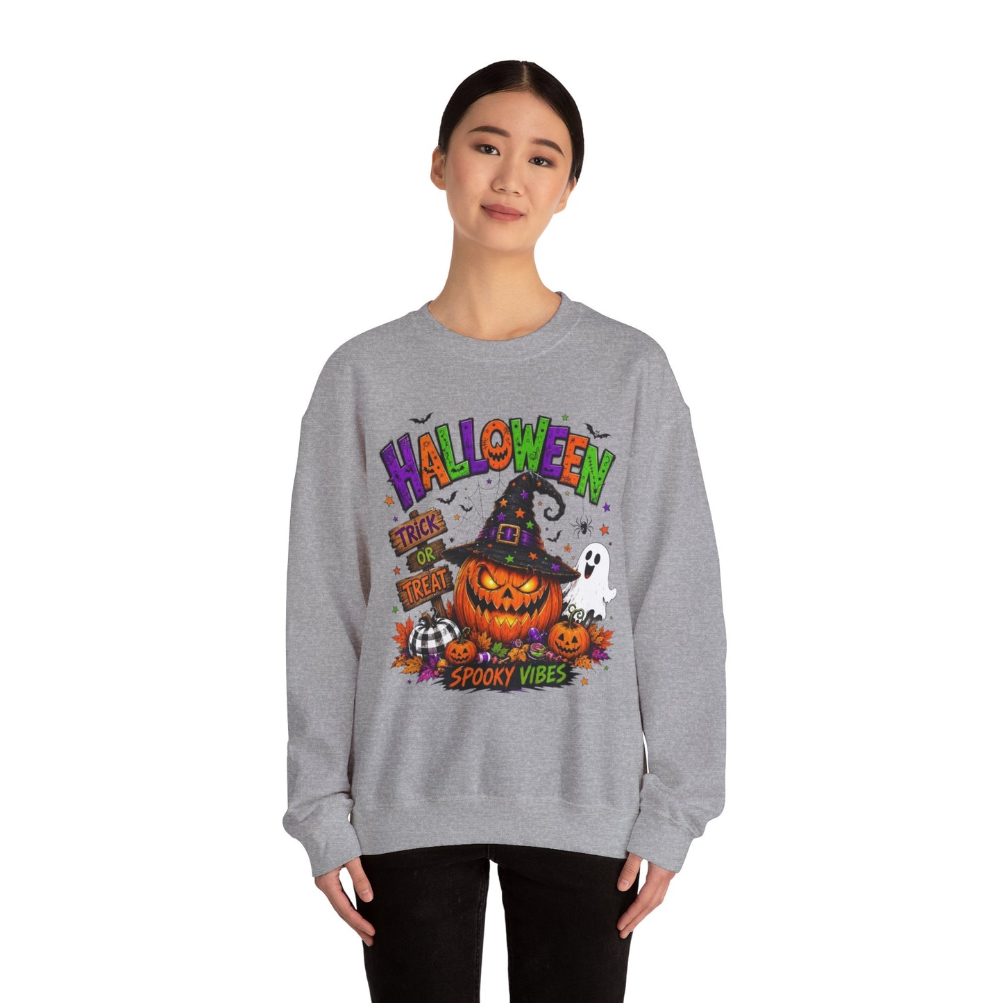 unisex Halloween Crewneck Sweatshirt