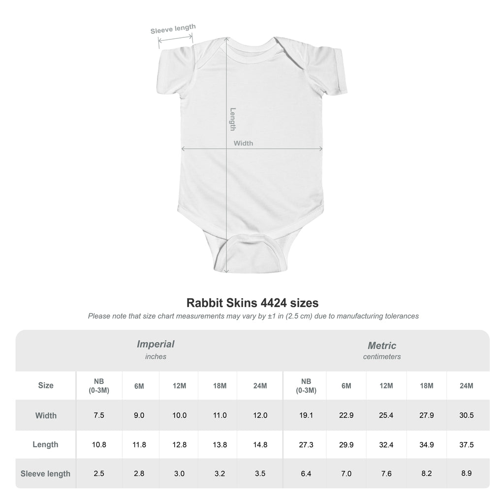 Infant baby shark Fine Jersey Bodysuit