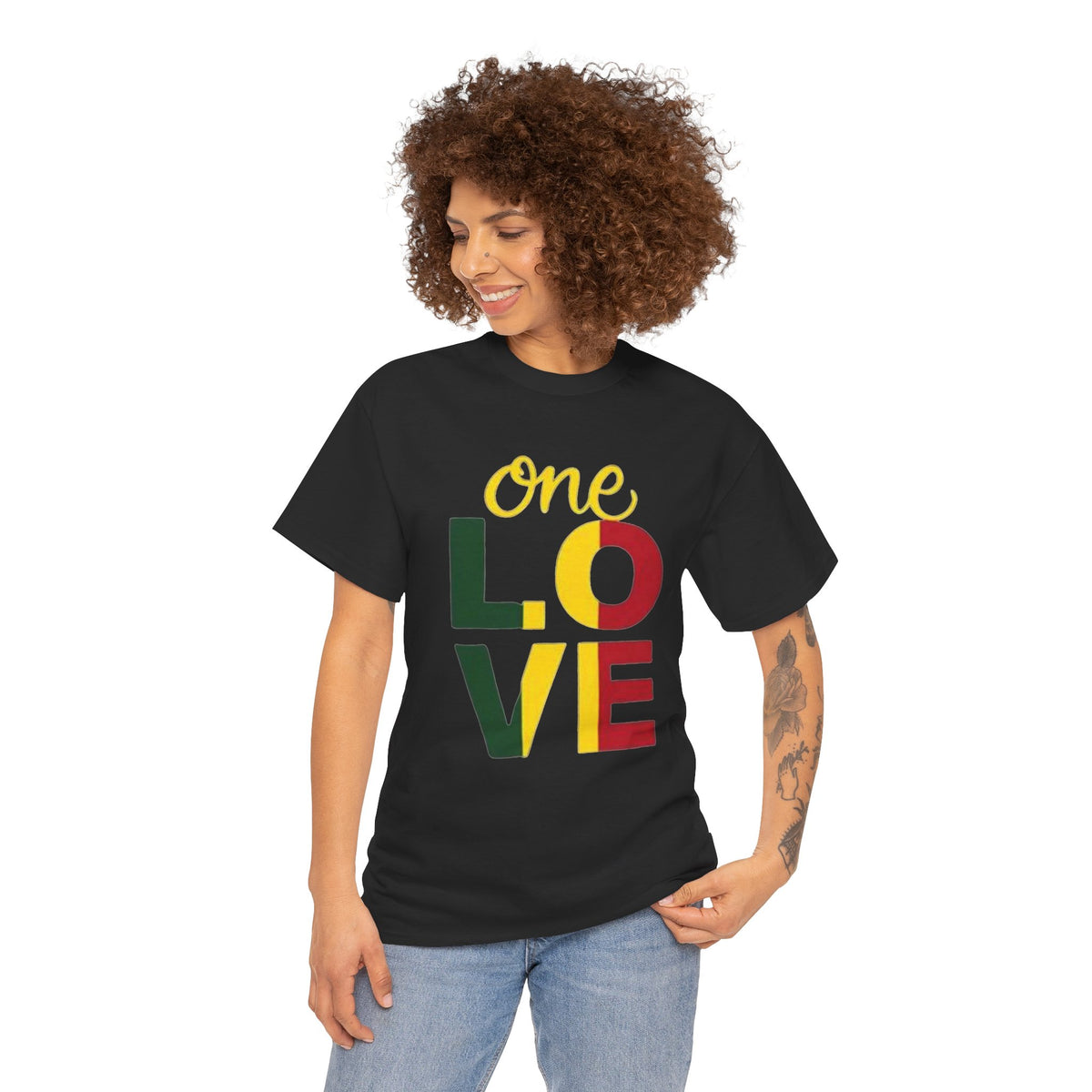 Unisex one love Heavy Cotton Tee