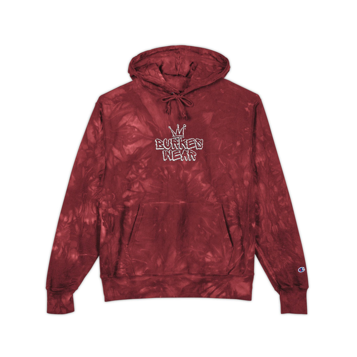 Unisex Burkes Tie-Dye Hoodie (Embroidery)