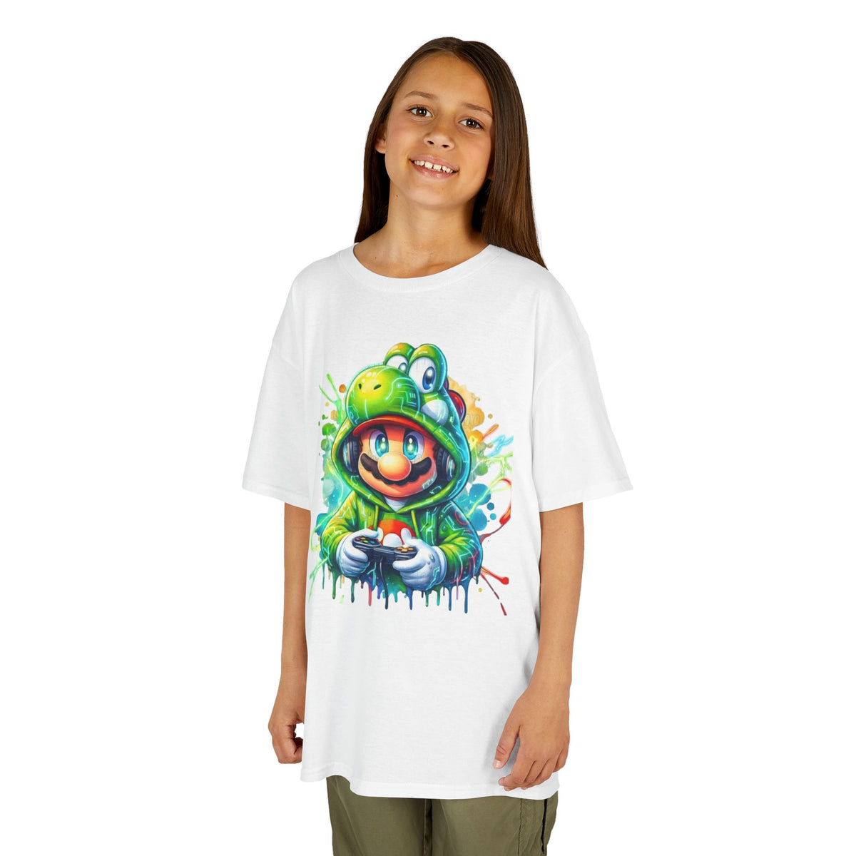 Kids unisex Mario Cotton Tee