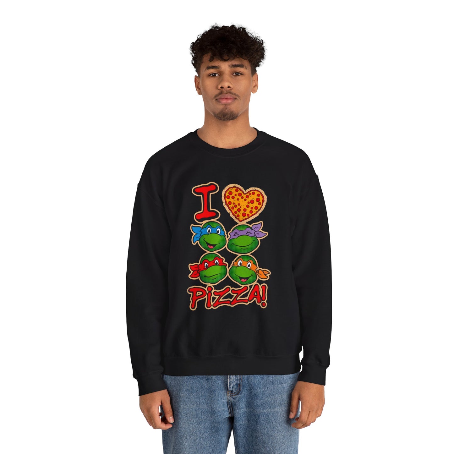Unisex I love pizza Crewneck Sweatshirt