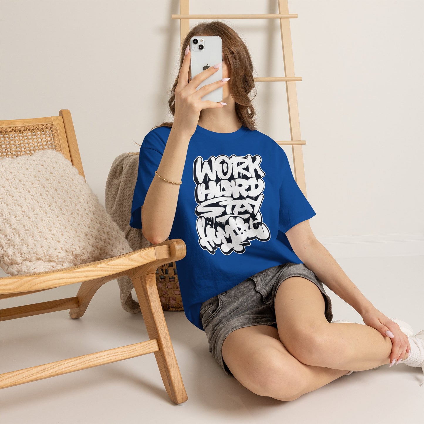 Unisex work hard stay humble Cotton Tee