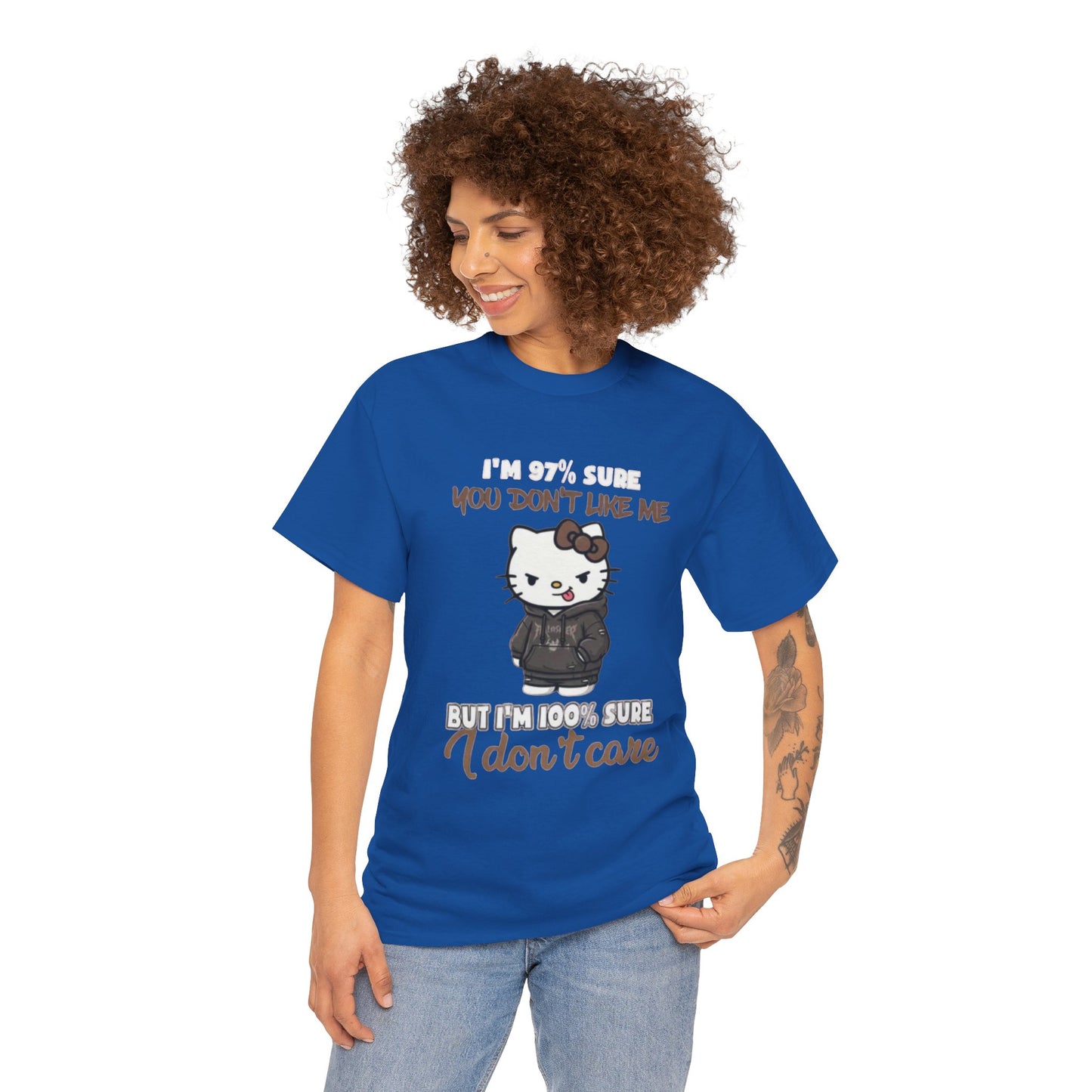 Women I’m 97% sure  hello kitty Tee