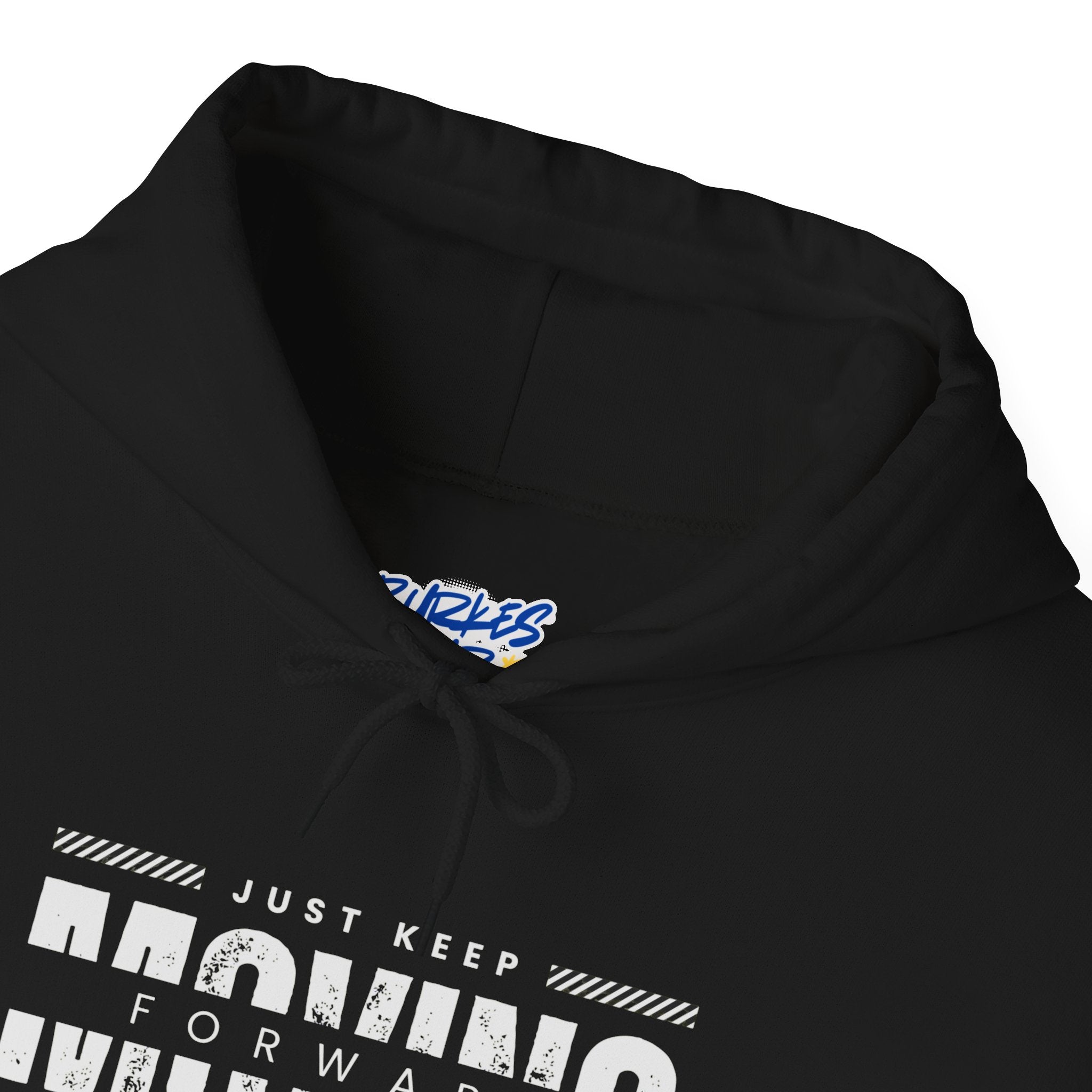 Unisex Just Keep Hooded Sweatshirt