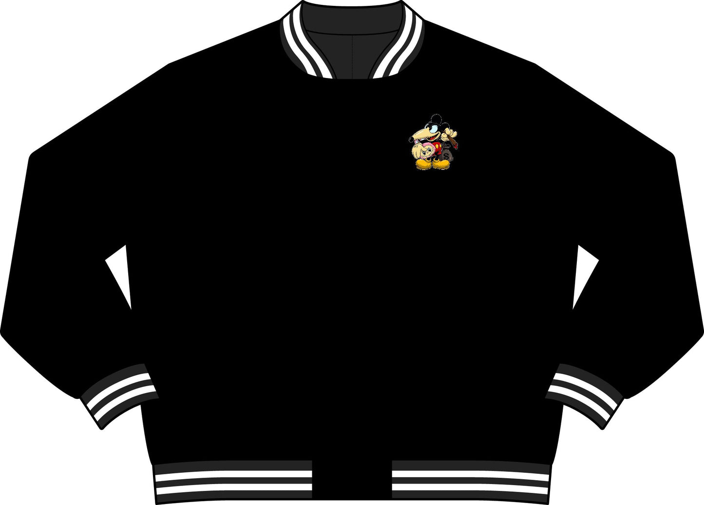 Unisex never stop hustling Varsity Bomber Jacket
