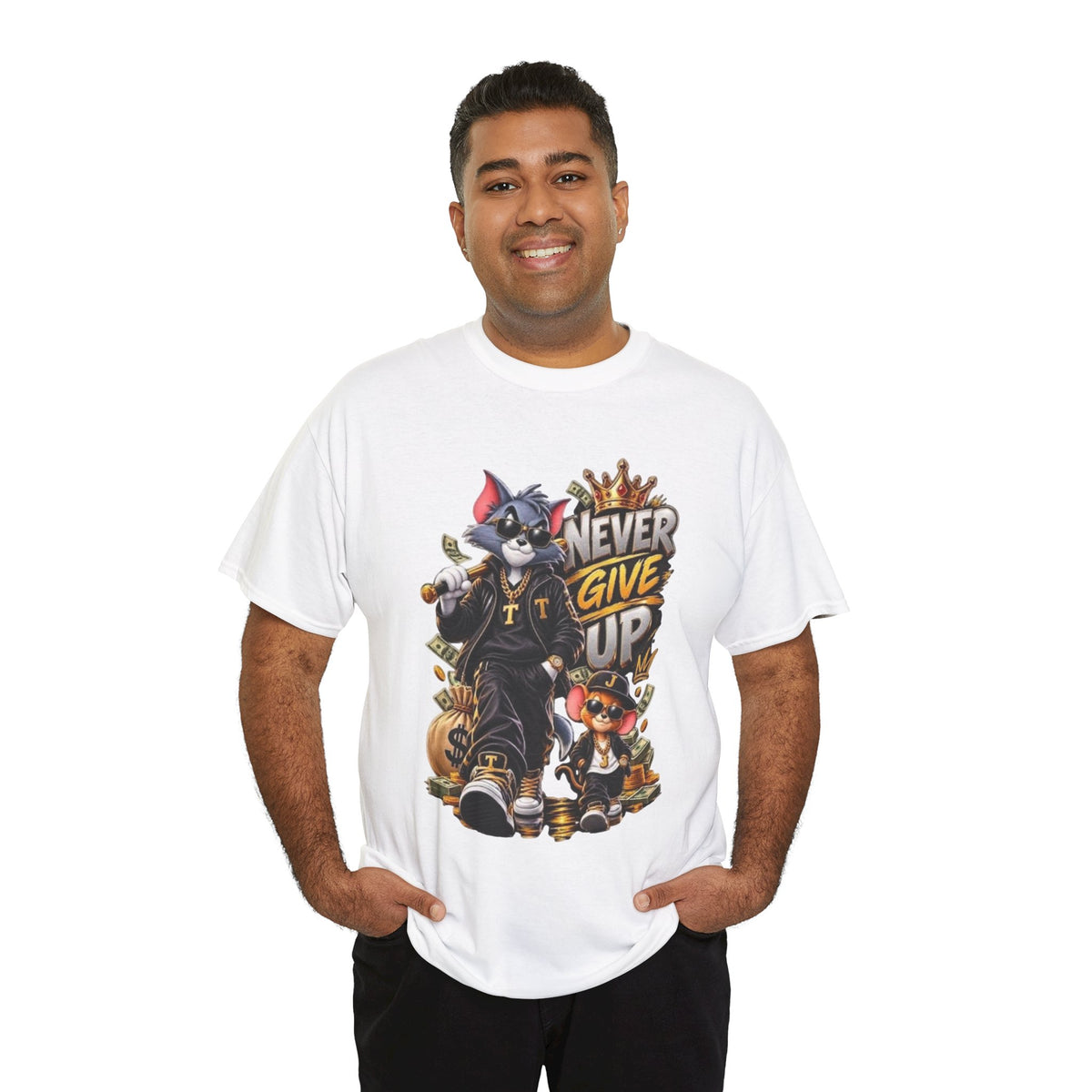 Unisex never give up Tee
