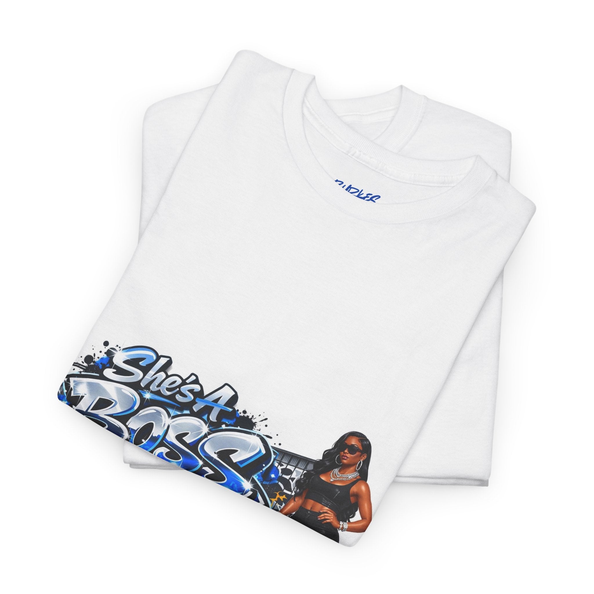 She’s a boss Heavy Cotton Tee