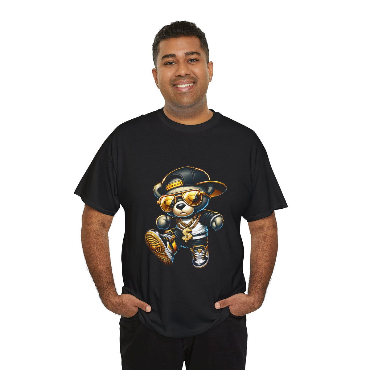 Unisex dancing bear Cotton Tee