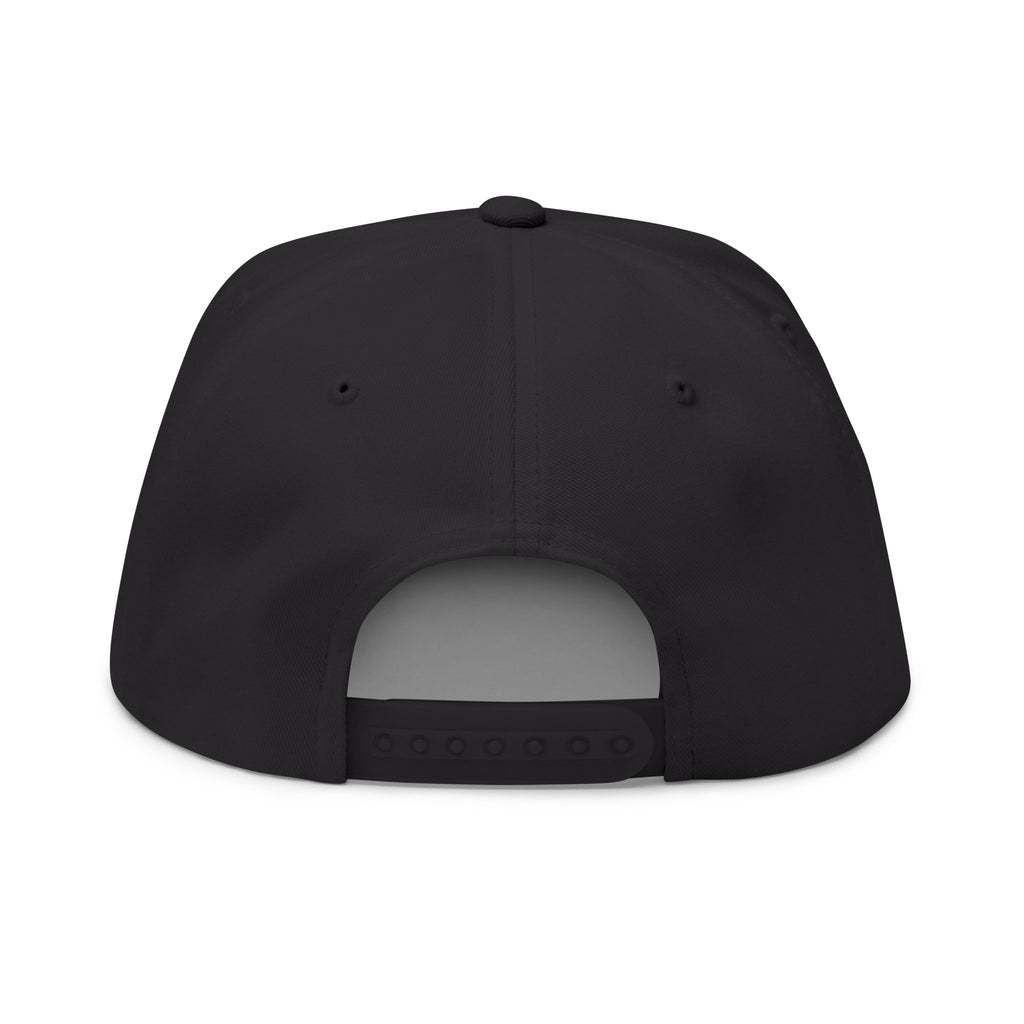Who me Flat Bill Cap (Embroidery)