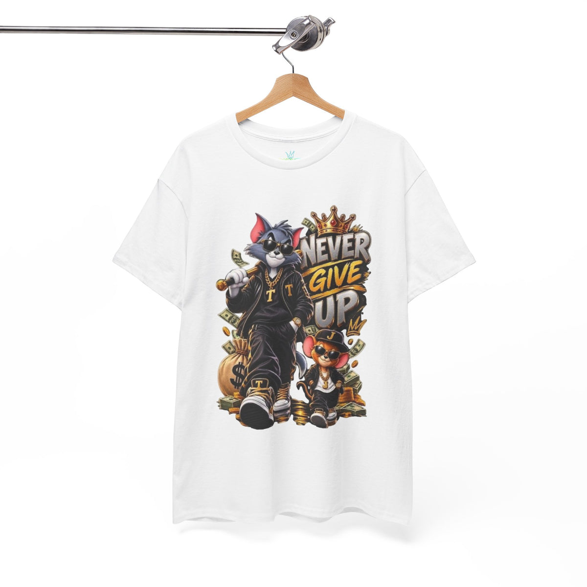 Unisex never give up Tee