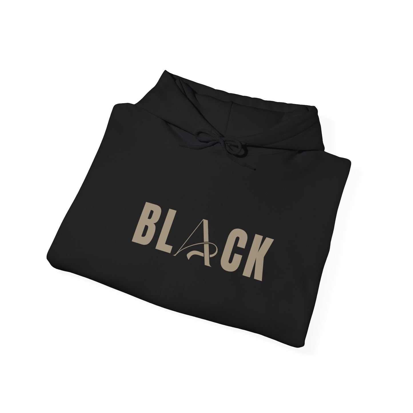 Black Unisex Hooded Sweatshirt