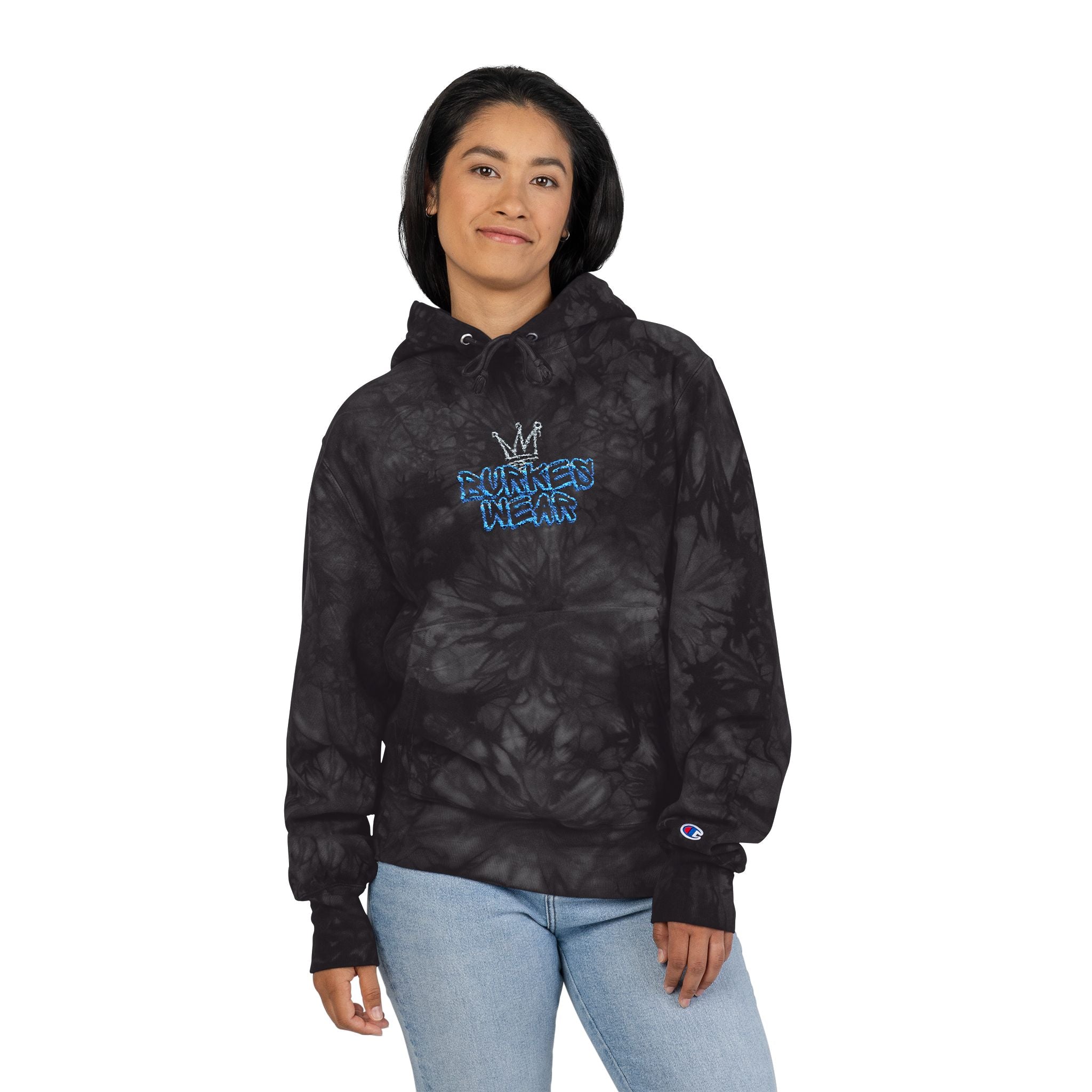 Unisex Burkes Tie-Dye Hoodie (Embroidery)