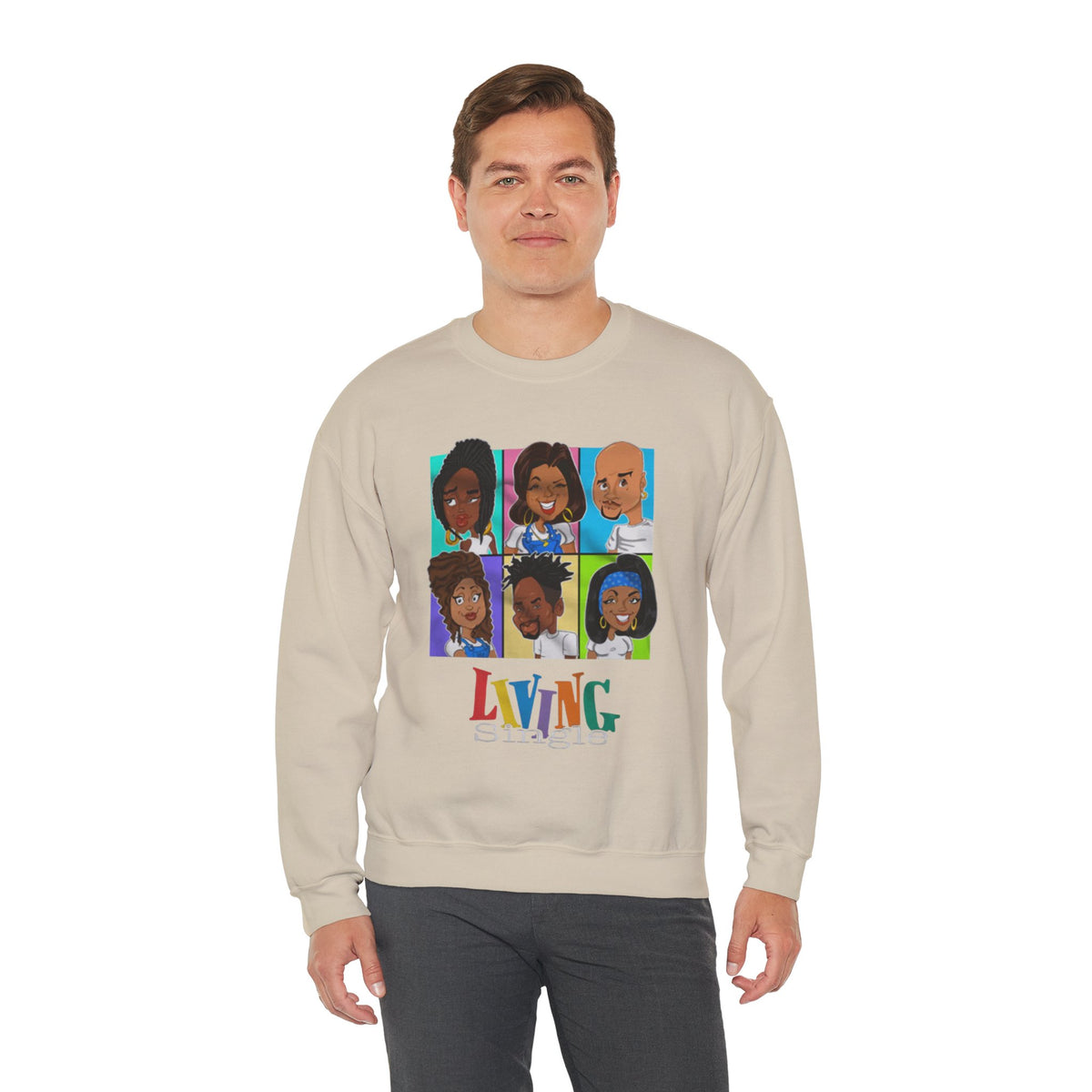 Unisex living single Sweatshirt