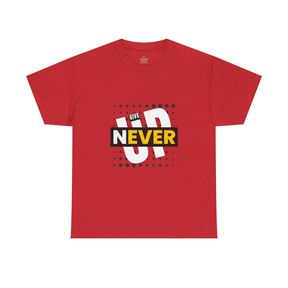 Unisex never give up Heavy Cotton Tee