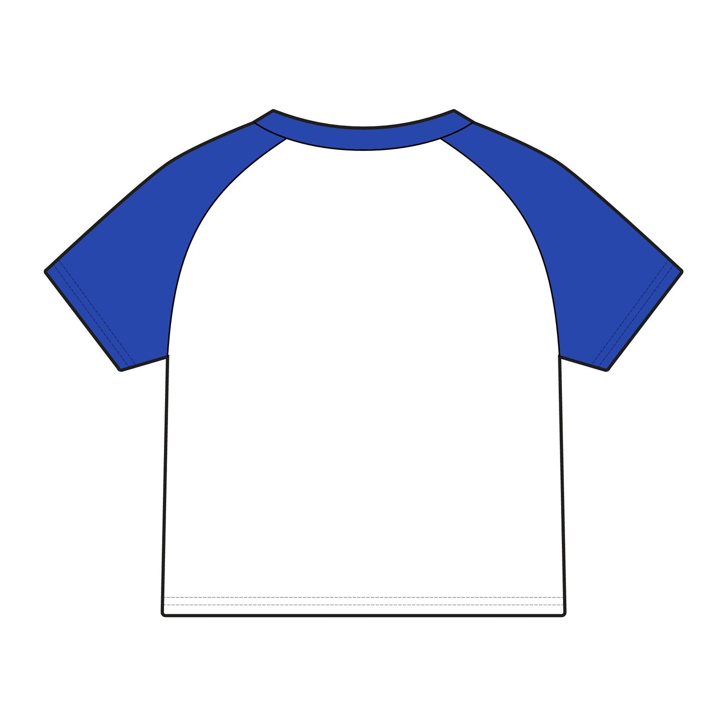 Micro Rib Raglan Baby Tee