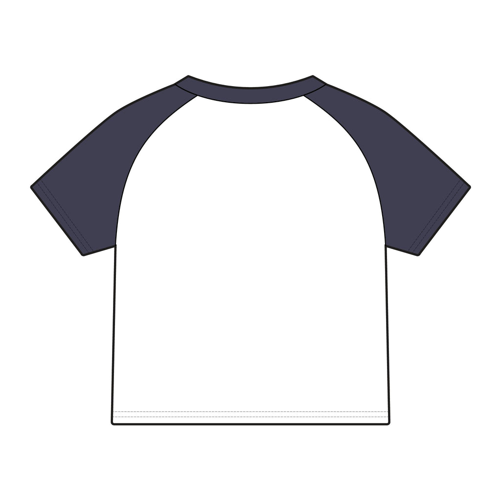 Micro Rib Raglan Baby Tee