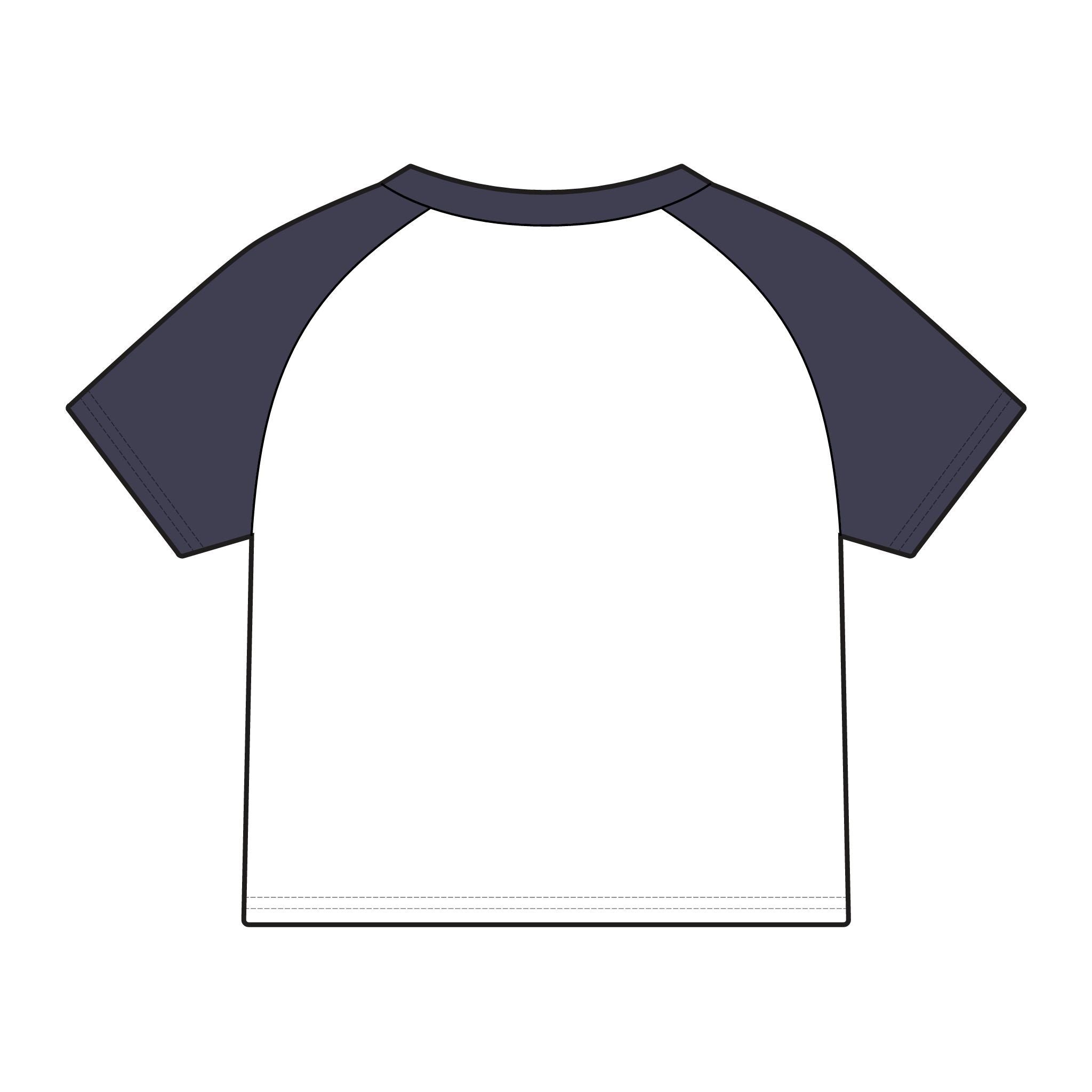 Micro Rib Raglan Baby Tee