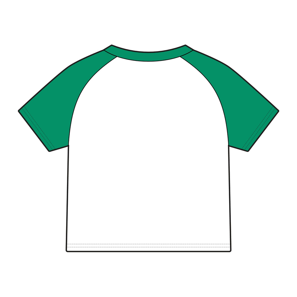 Micro Rib Raglan Baby Tee