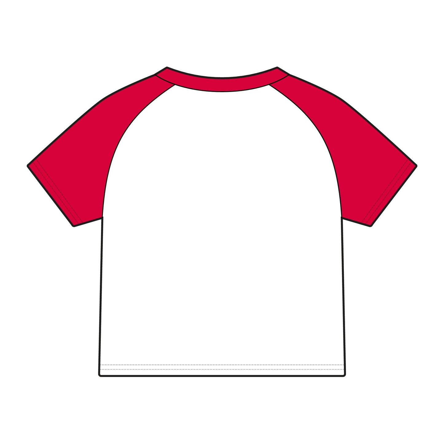 Micro Rib Raglan Baby Tee