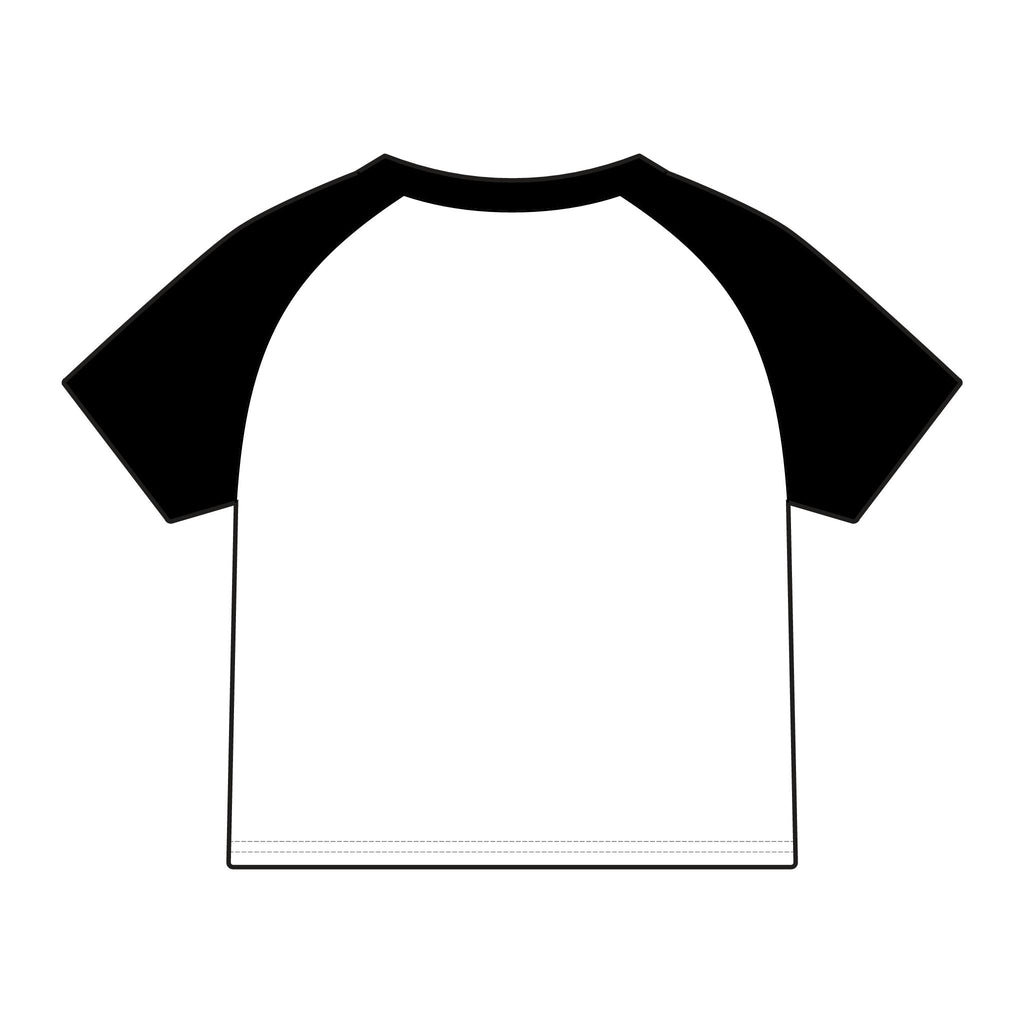 Micro Rib Raglan Baby Tee