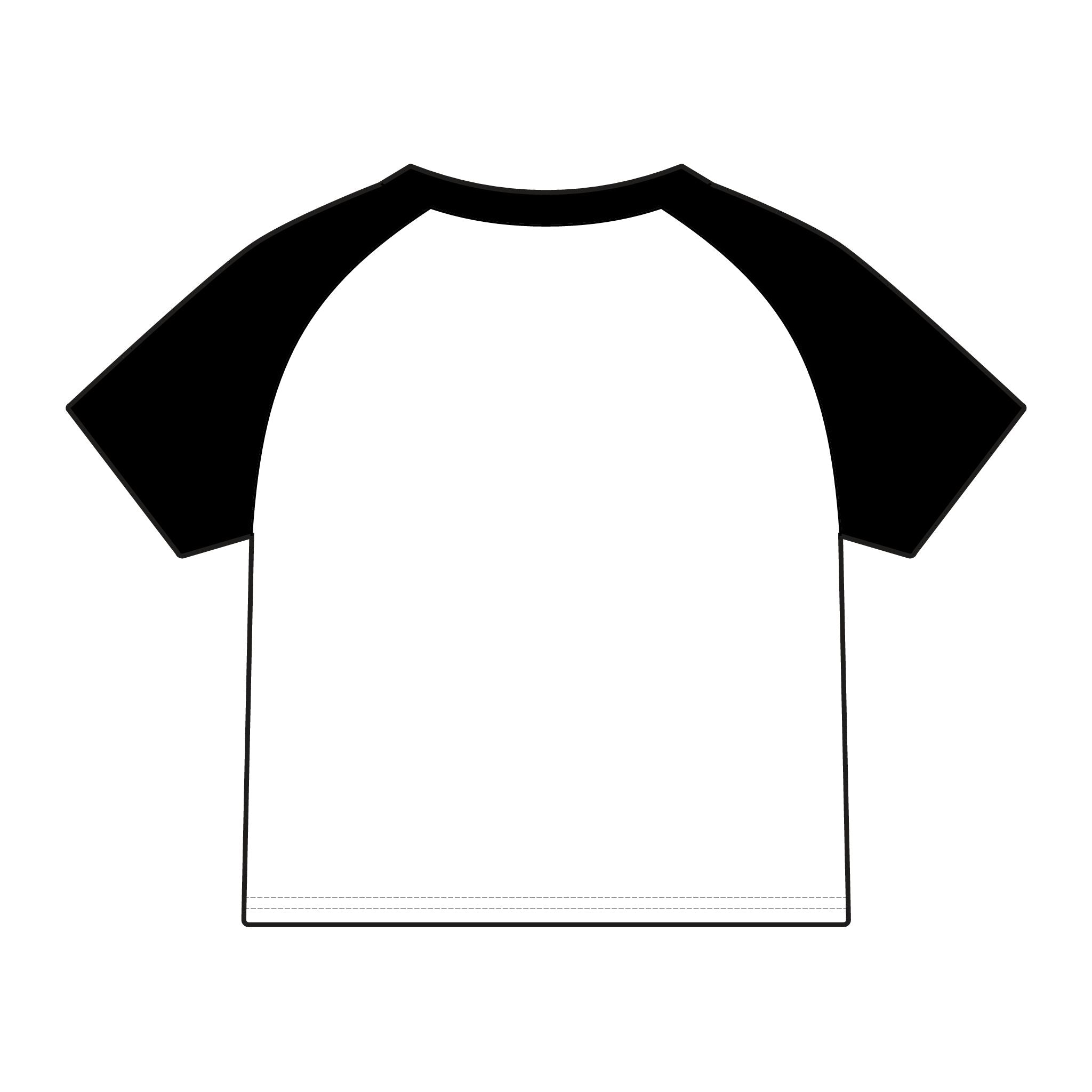Micro Rib Raglan Baby Tee