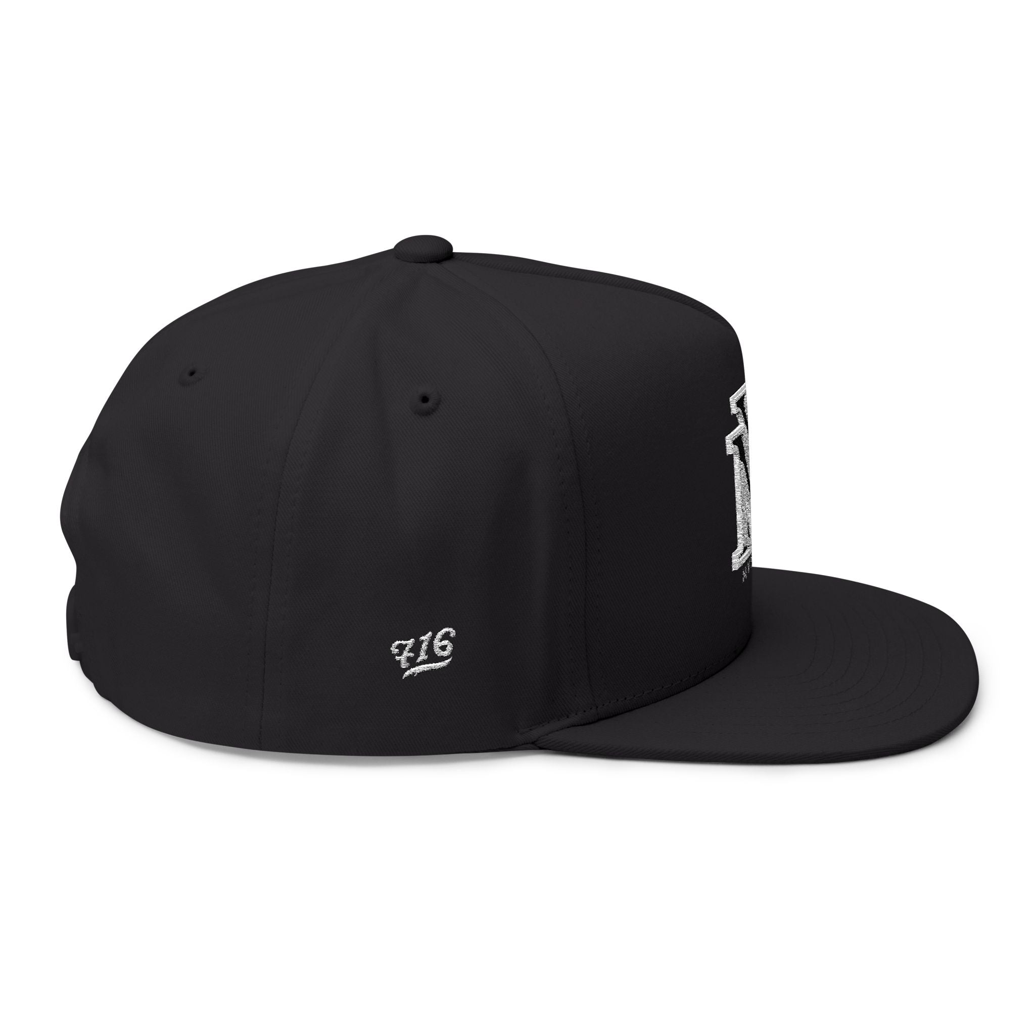 Myself Flat Bill Cap (Embroidery)