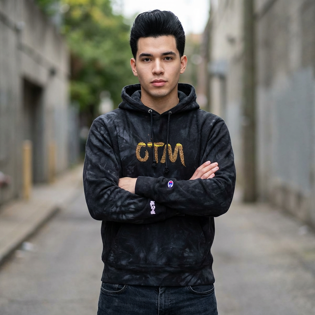 Unisex OTM Tie-Dye Hoodie (Embroidery)