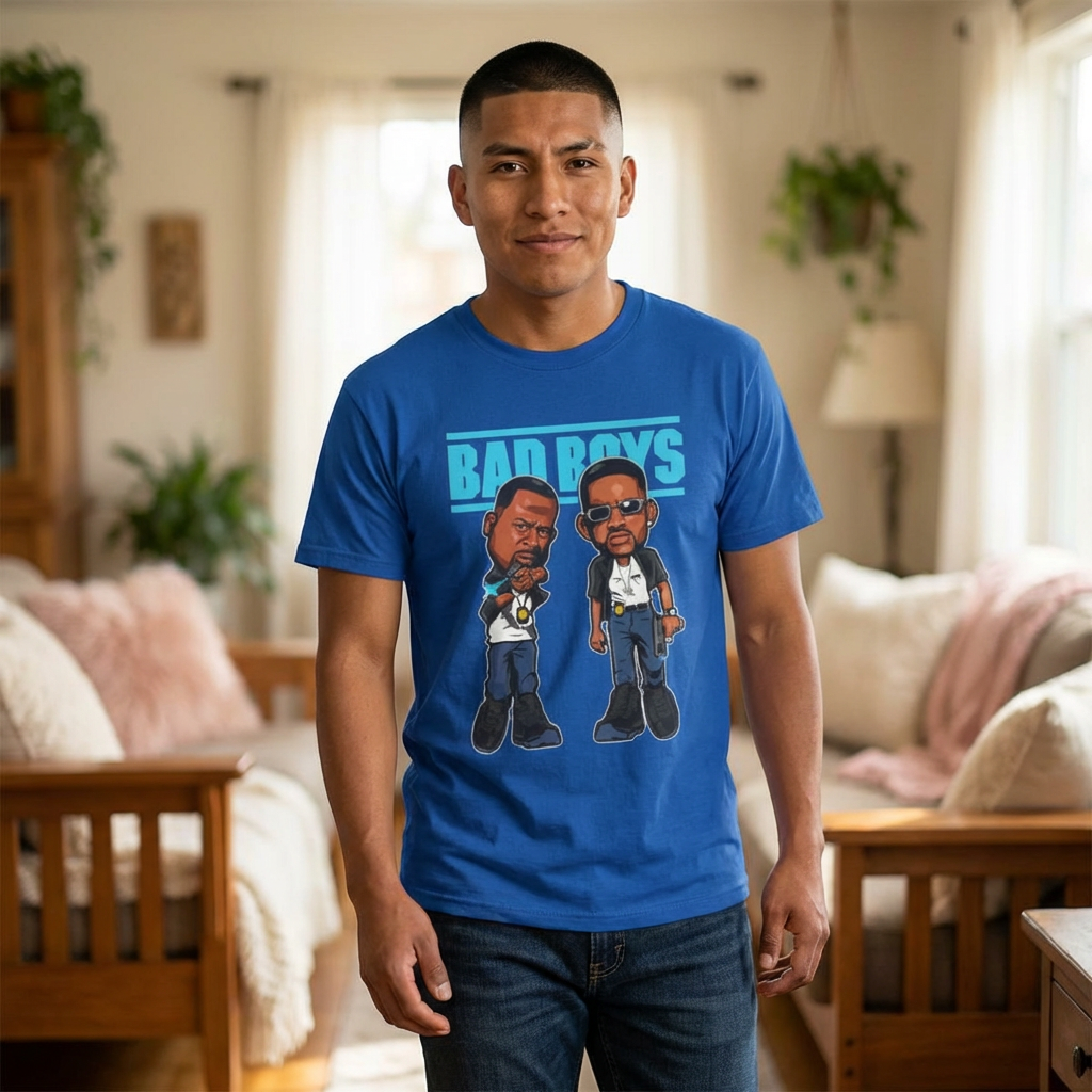 Unisex Bad Boys Heavy Cotton Tee