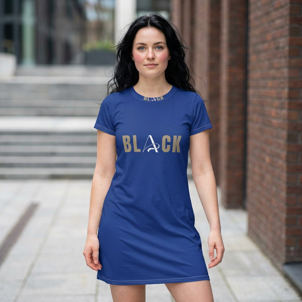 Black T-Shirt Dress