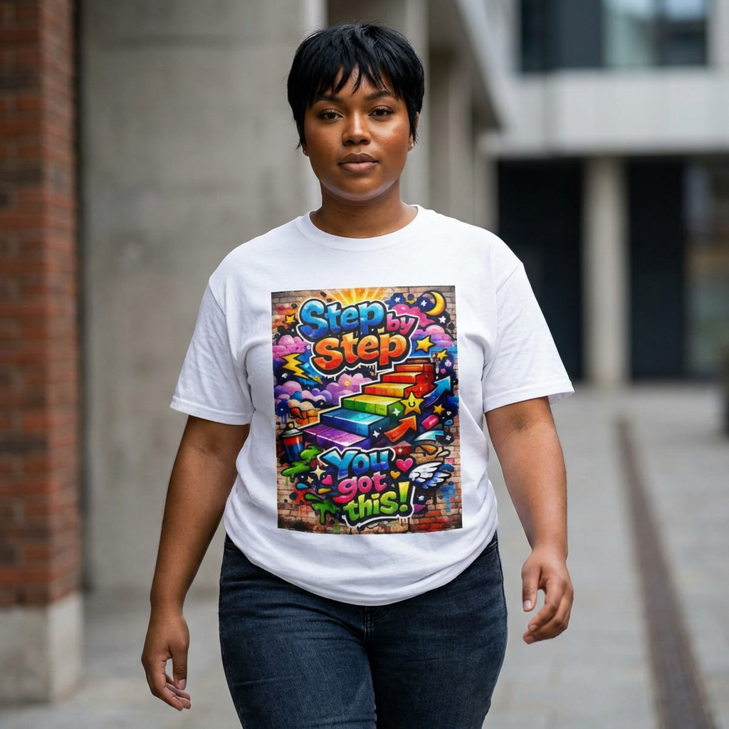 step by step Heavy Cotton Tee