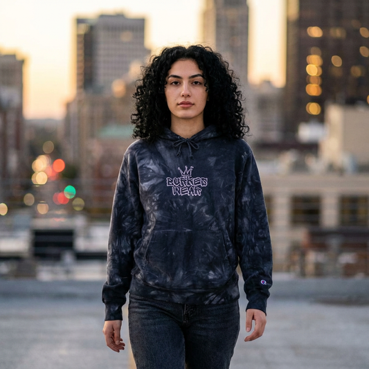 Unisex Burkes Tie-Dye Hoodie (Embroidery)