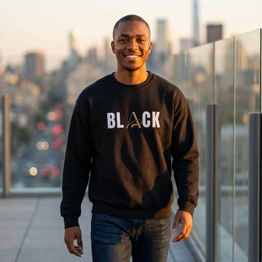 Unisex Black Heavy Blend Sweatshirt