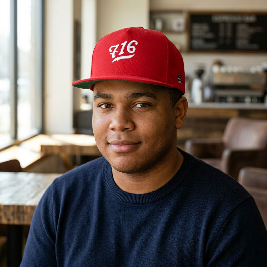 Flat Bill Cap (Embroidery)